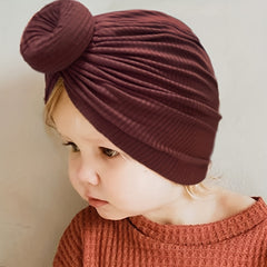 Soft Elastic Strip Flower Baby Hat For Girl