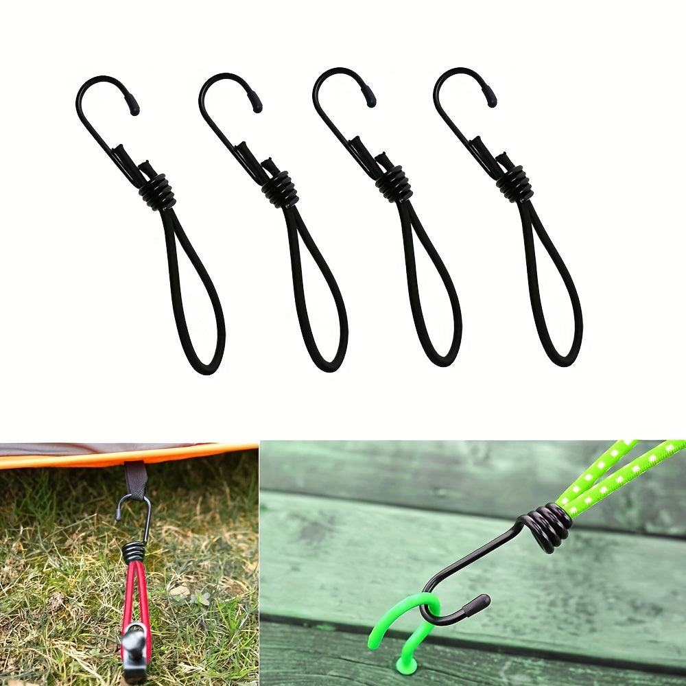 1pc Tent Bungee Cords Elastic Tent Bungee Straps - Outdoor Camping