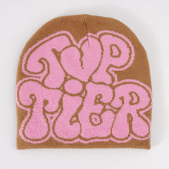 Y2K Knitted Beanie Hat for Men and Women