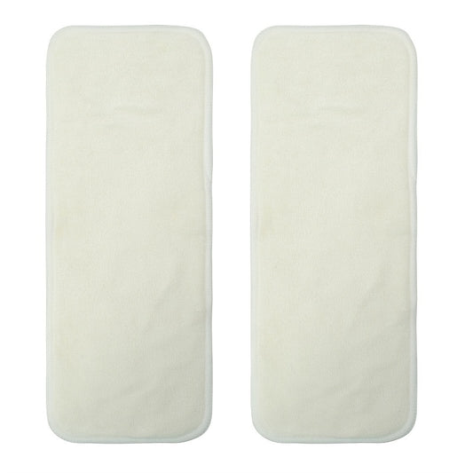 2PCS Mumsbest Bamboo Diaper Inserts Reusable & Washable Nappy Liners