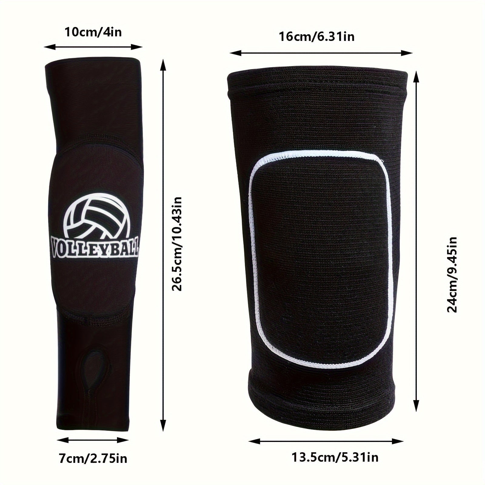 Volleyball Arm Sleeves and Knee Pads Set