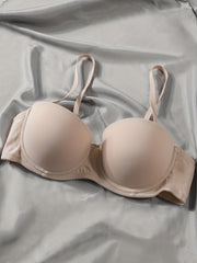 3pcs Solid T Shirt Bras Push Up Bra Women's Lingerie