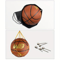 Portable Football Inflatable Pump Needle Storage Bag Set