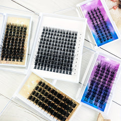 D Curl Volume Lash Clusters DIY Eyelash Extensions 100 Wispy Lashes Cluster