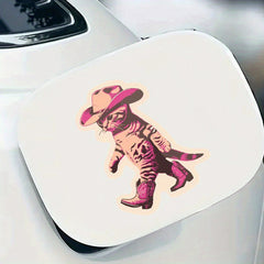 Cat Cowboy Sticker Sunscreen Waterproof PVC Multiple Colors