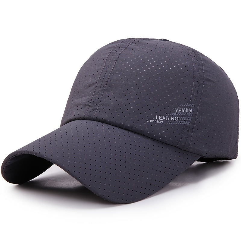 Men's Outdoor Sunshade Peaked Cap Quick Dry Baseball Cap