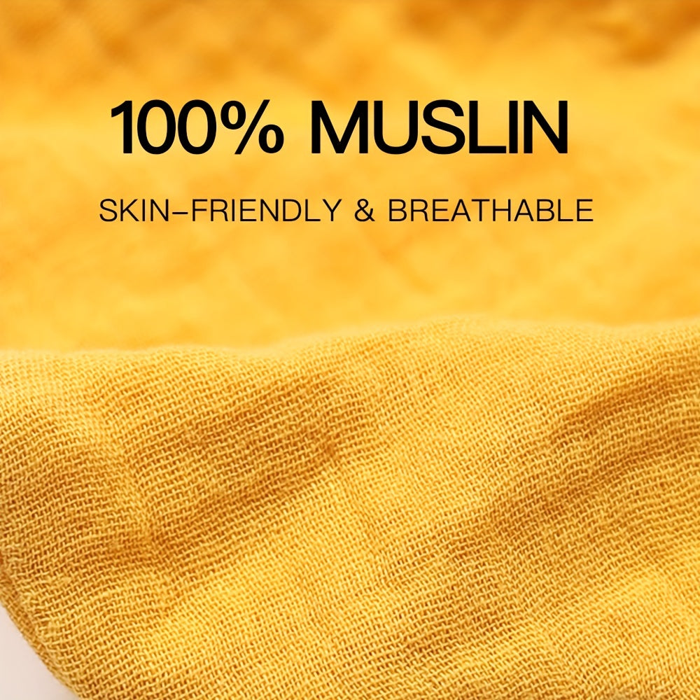 360 Rotate Organic Baby Bibs Newborn Muslin Bibs For Teething And Drooling