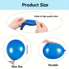 120 Rainbow Latex Balloons for Parties, Events, Wedding - 12 Colors