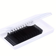 10-16mm D Curling Silk Eyelash Extension Individual Lash 0.07 D Mix