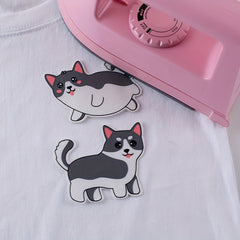 DIY Cartoon 3D Animal Cat Stickers 4pcs Set Kids Costume Decoration