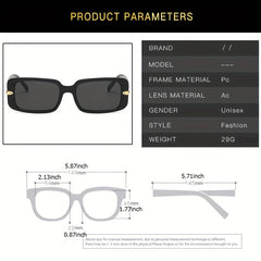 Rectangle Sunglasses Women Retro Outdoor Shades Classic Vintage Driving Sun Glas
