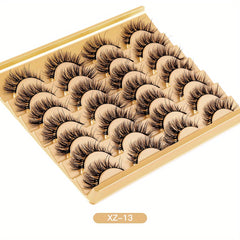 14 Pairs Curling False Eyelashes 8D Three-dimensional Fairy Style