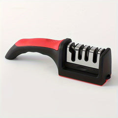Stainless Steel Kitchen Sharpener 4-in-1 Tool for Camping and Cooking