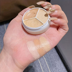 3 Concealer Palette Full Coverage Corrector Dark Circles Moisturizing