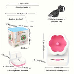 Clay Bead Bracelet Making Kit with Spinner DIY Friendship Bracelets