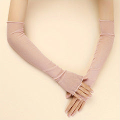 Lace Sunproof Gloves Women's UV Protection Sleeves