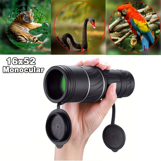 16x52 Monocular Telescope 8x BAK4 Prism Monocular For Outdoor Activities