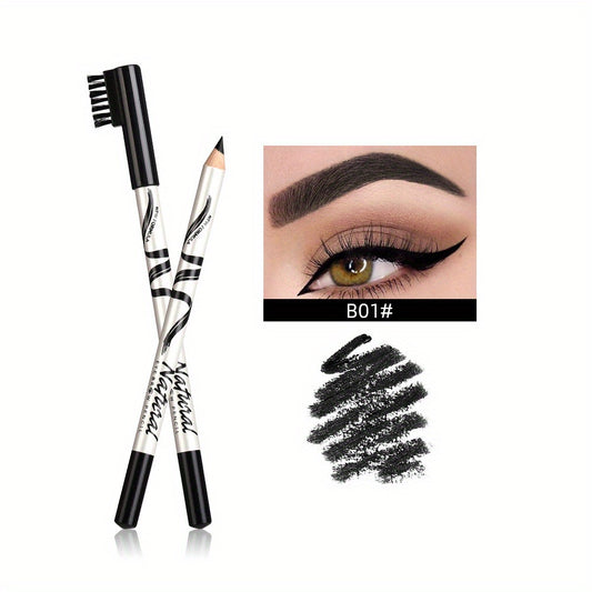 Professional Waterproof Eyebrow Pencil with Brush - Long Lasting Brows Pencils