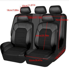 PVC Leather Quilted Stitching Car Seat Cover