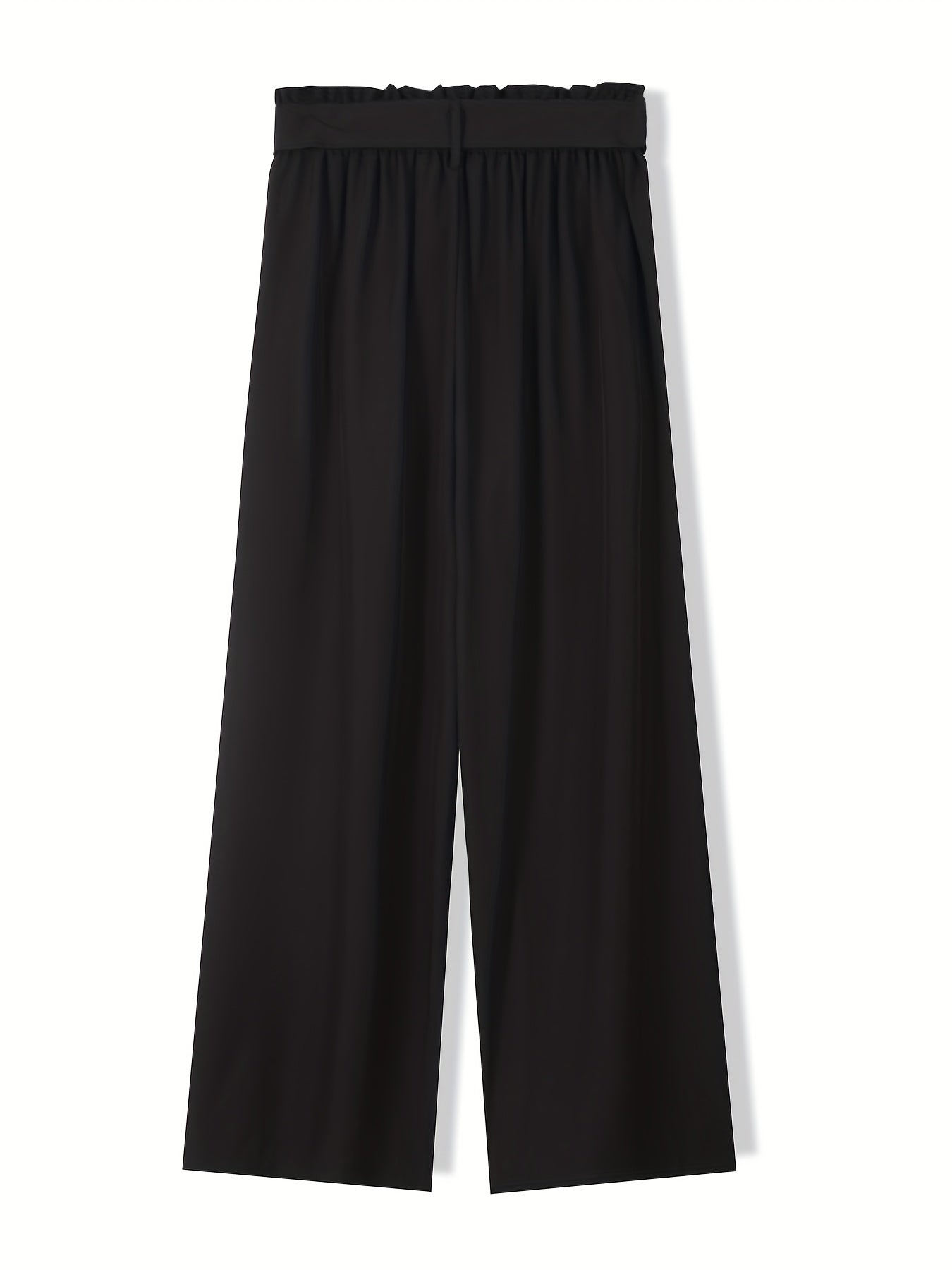  Women's Wide Leg Trousers With Belt
