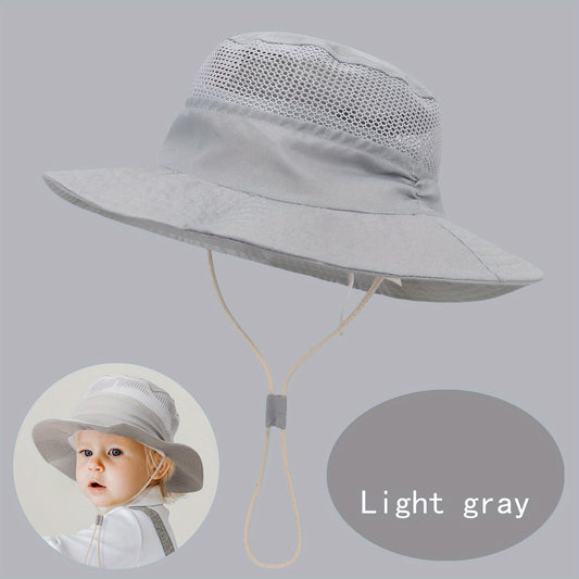 Kids Mesh Breathable Sun Hat for Boys and Girls