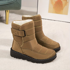 Women's Waterproof Ankle Boots Plush Inner Thermal Snow Boots