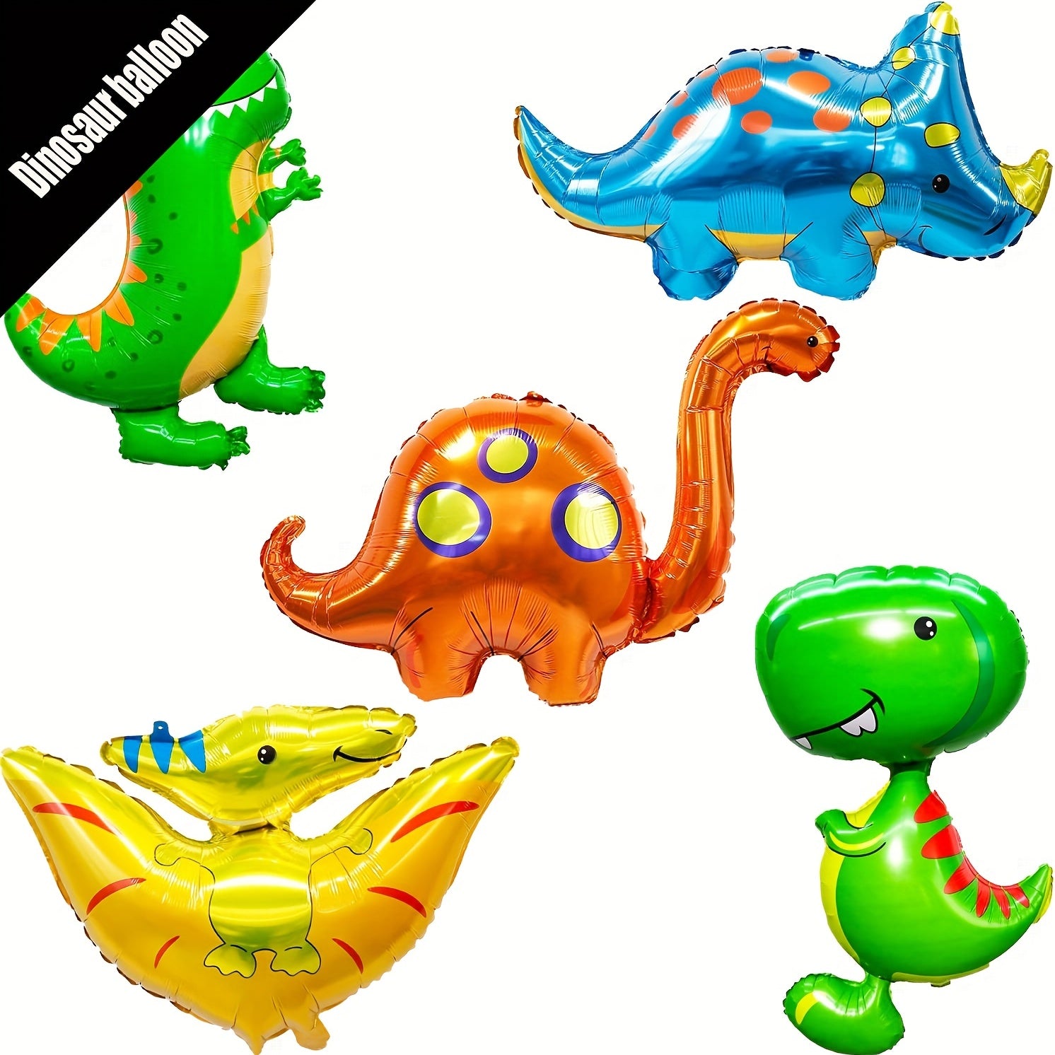 1pc Dinosaur Balloon Cartoon Q Version Large Tyrannosaurus Rex Balloon