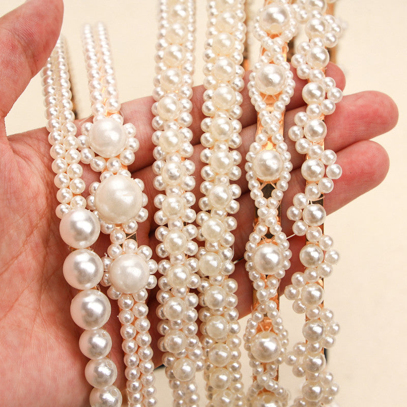 Faux Pearl Headband Hair Clip Hair Accessories