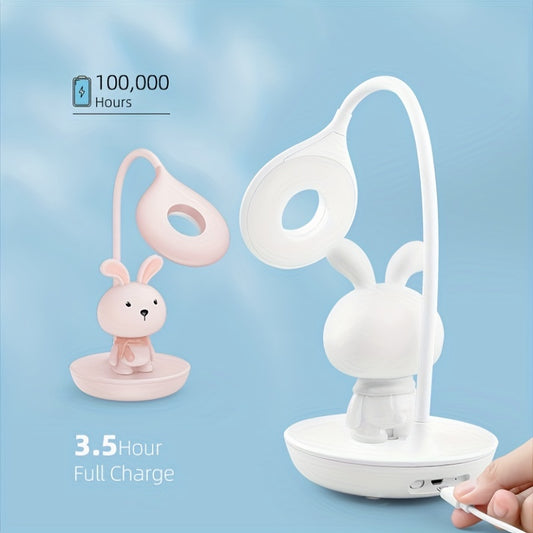 Kids Cartoon LED Lamp Rechargeable Eye Protection