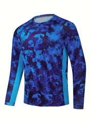 Men's Graphic Print UPF 50 Sun Protection Jacket