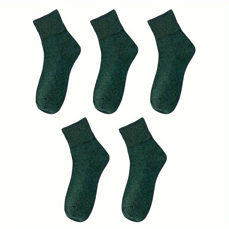 5 Pairs Soft Mid Tube Socks Women's Stockings