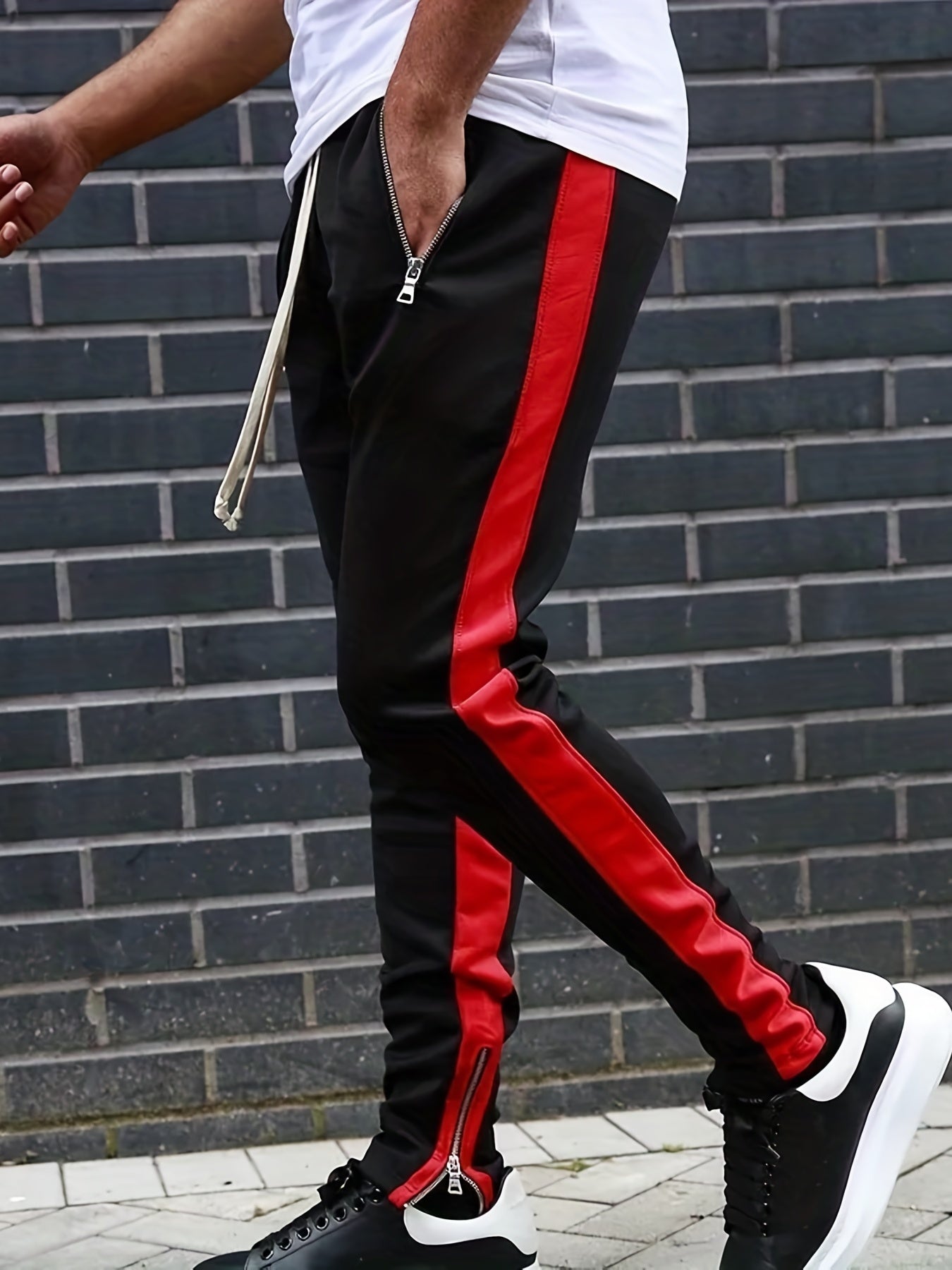 Men's Active Drawstring Breathable Trousers for Outdoor