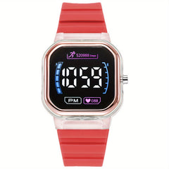 LED Display Children's Colorful Electronic Watch