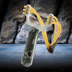 Outdoor Aluminum Camouflage Slingshot for Fun Toys Games