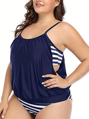  Cami Top & Shorts Tummy Control Swimsuit Set