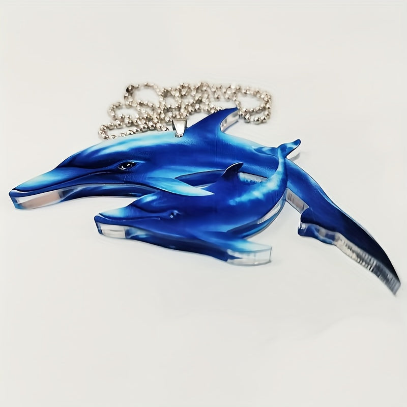 Bionic Dolphin Acrylic Car Pendant