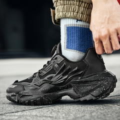 Men's Breathable Lace Up TPU Sole Sneakers