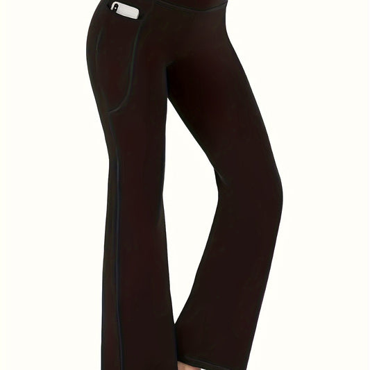 High Waist Yoga Pants Butt Lifting Flared Leggings Women's Activewear