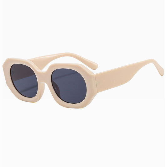 Y2K Geometric Sunglasses UV400 With Case