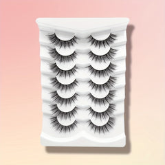 7 Pairs Fluffy 3D Silk False Eyelashes Natural Look