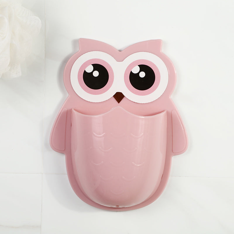 Cartoon Storage Rack for Kitchen and Bathroom with Toothbrush Holder