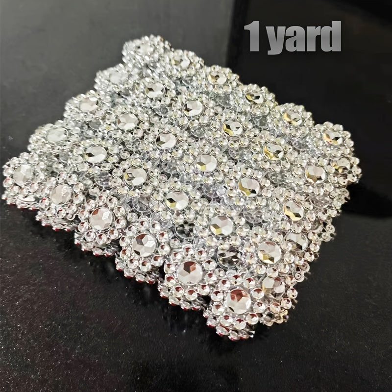 Sunflower Crystal Rhinestone Sparkle Ribbon Wrap