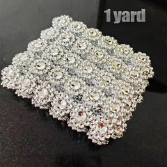 Sunflower Crystal Rhinestone Sparkle Ribbon Wrap