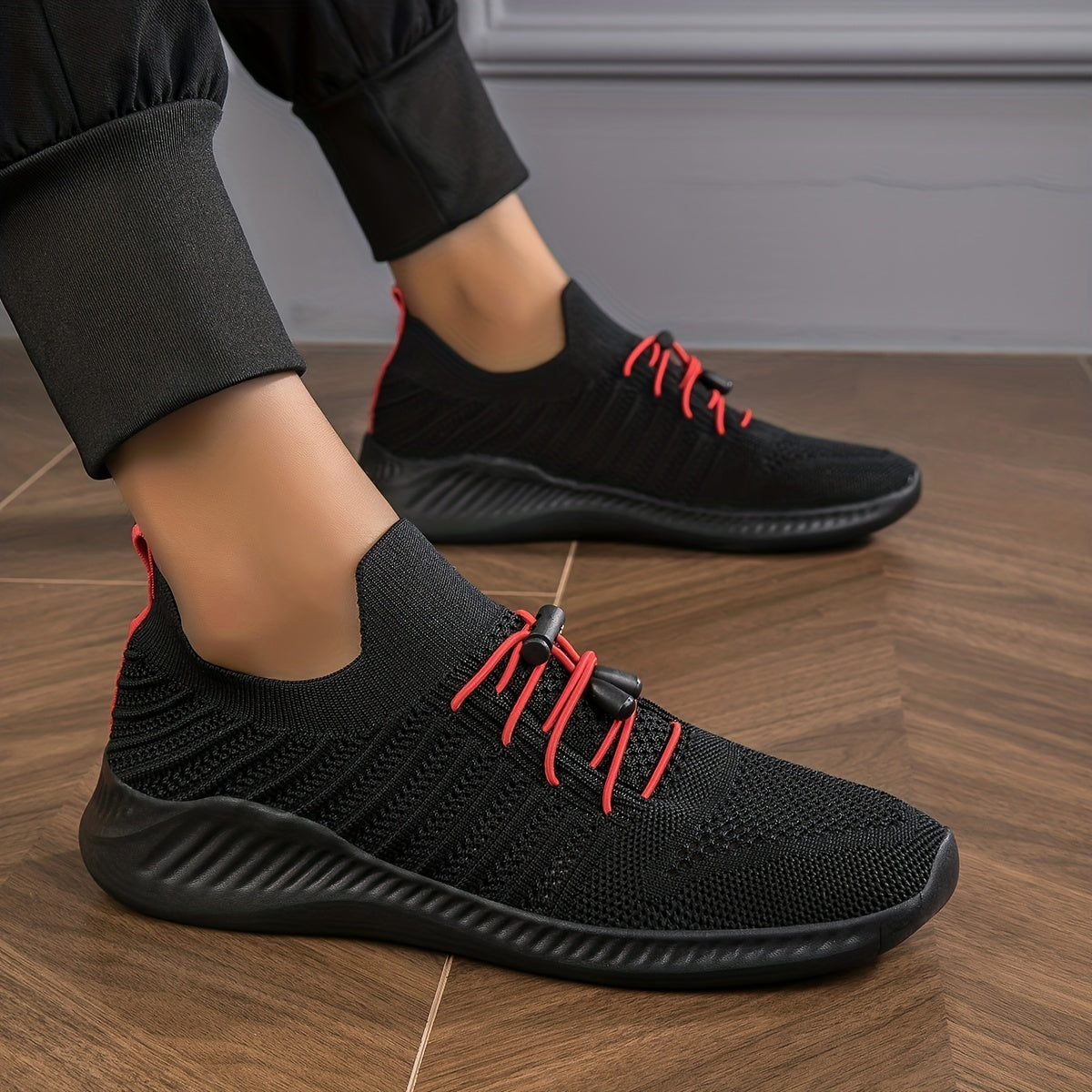 Women's Breathable Athletic Running Shoes Lace Up Casual Sneakers