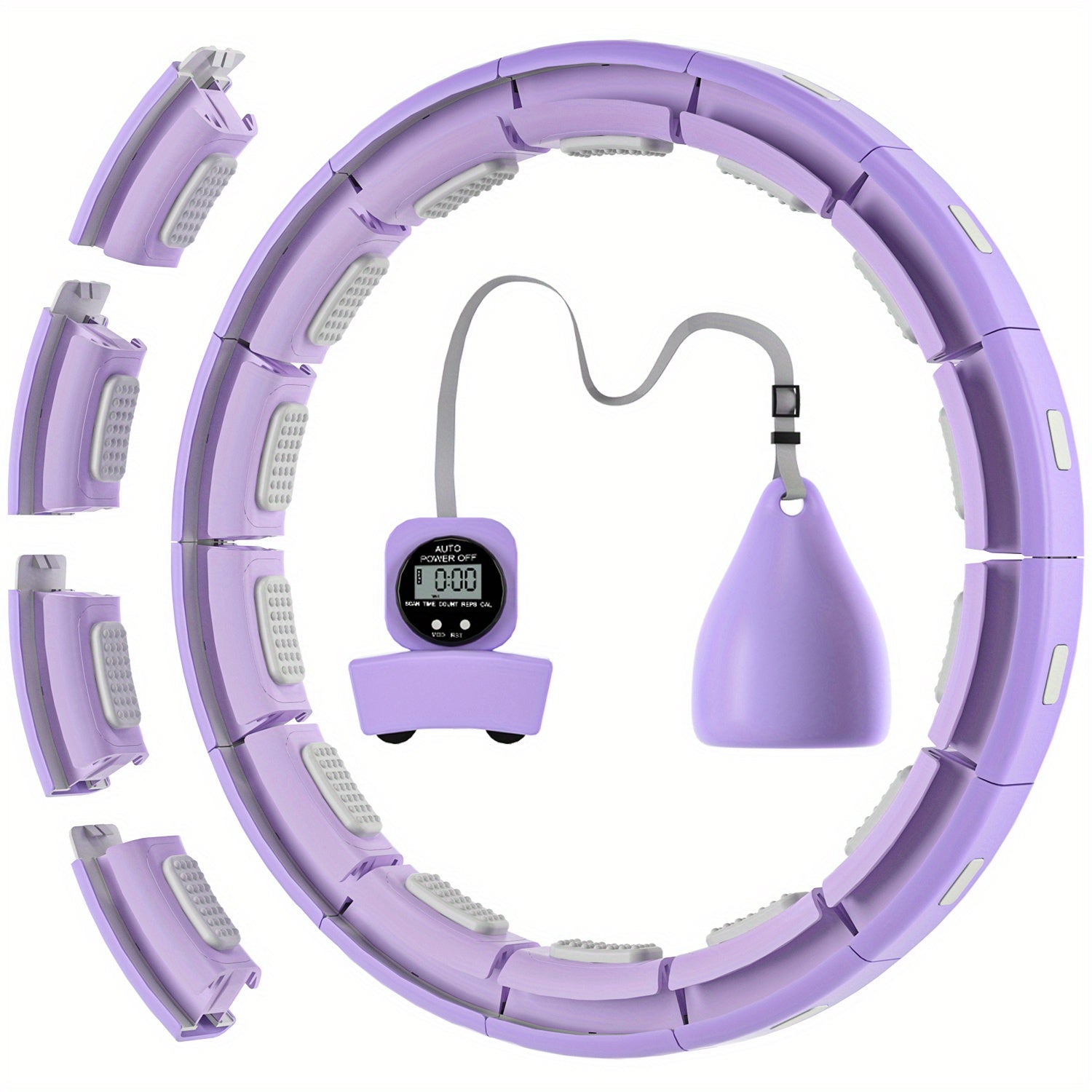 Smart Weighted Fitness Ring Hoops for Adults Extra Quiet Fitness Hoop