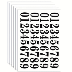 40 Vinyl Number Decals for Mailbox, Garage Door, Freight Box