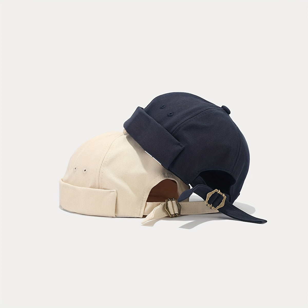 Literary Retro Melon Hat - Solid Street Hip Hop Land Master