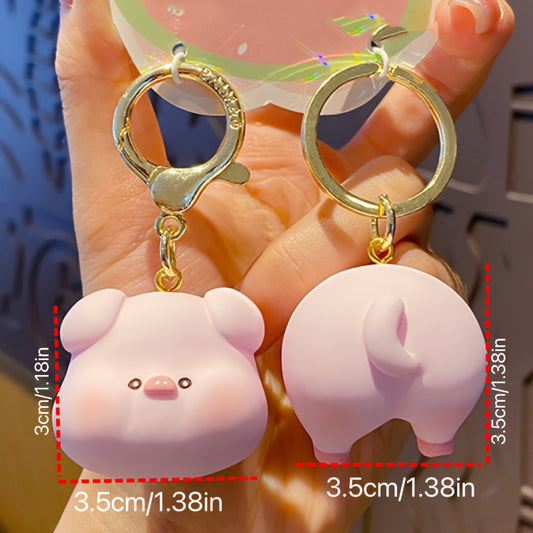 Cute Panda Keychain Cartoon Doll Keyring Bag Pendant
