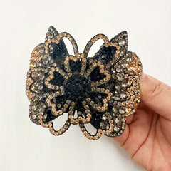 Rhinestone Flower Hair Claw Large Hair Clip Hair Accessories