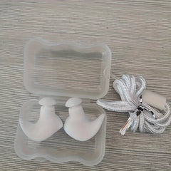 Reusable Earplugs with Lanyard for Swimming and Sleeping